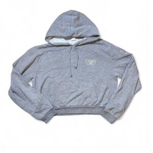 Vans Casual Minimal Skater Cropped Gray Hoodie
